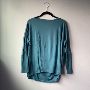 Back In Action Lululemon Teal Shirt